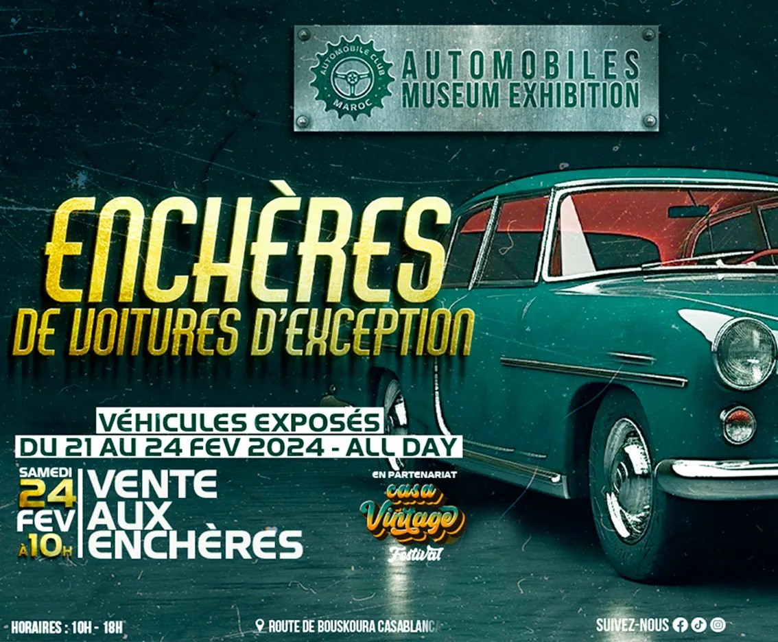 Exposition de voitures avant les enchères Classic Cars