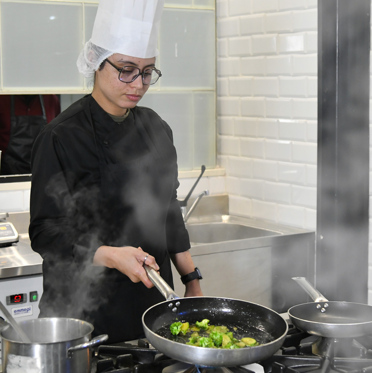 Détail de la cuisine ouverte