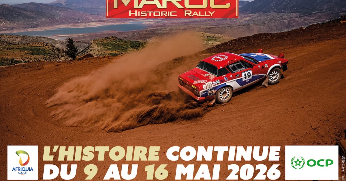 Départ de la 15e édition du Maroc Historic Rally à Casablanca