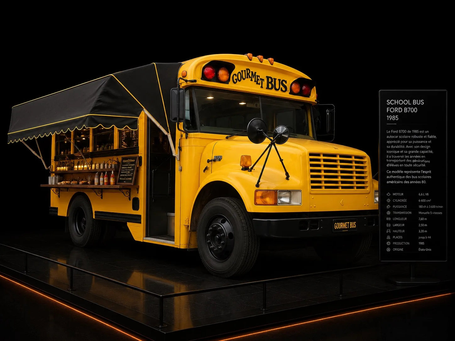 School Bus Ford B700
