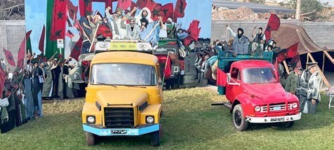 Espace Marche Verte et véhicules historiques du Musée de l’Automobile du Maroc